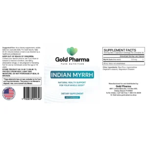 GP - IndianMyrrh Label