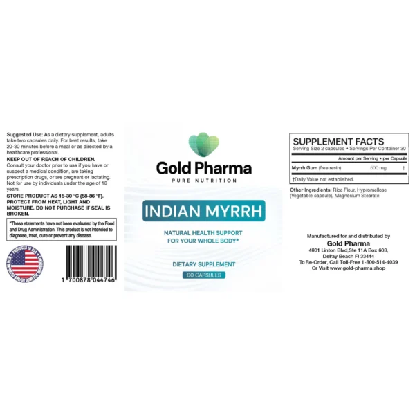 GP - IndianMyrrh Label