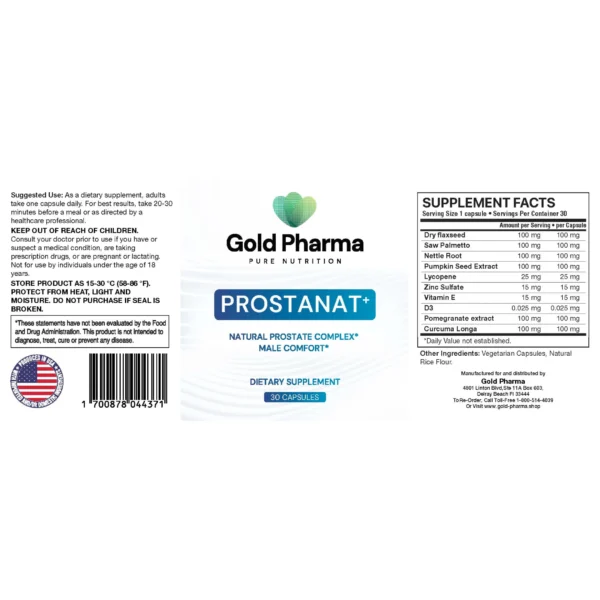 GP - Prostanat+ Label